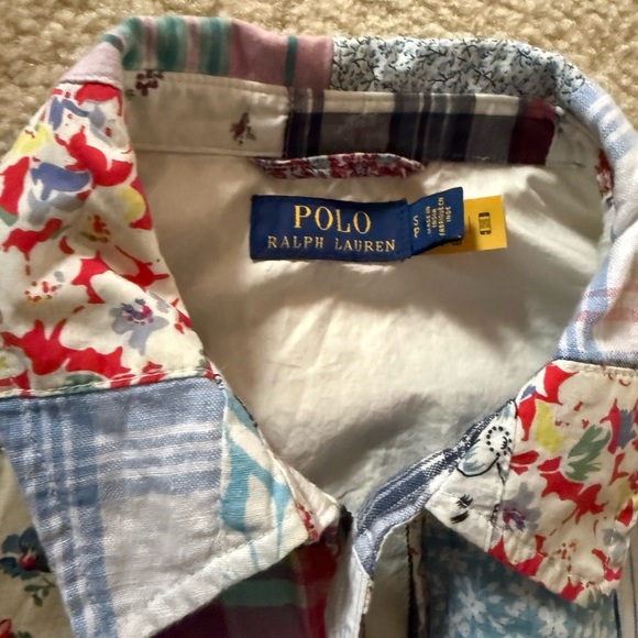 Polo Ralph Lauren Multicolor Patchwork Jean Jacket - Picture 2 of 6